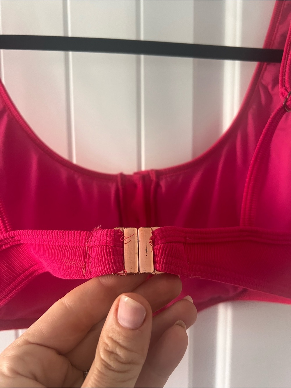 Paper Heart Swim Pink Ribbed Bikini Set - Picture 5 of 10